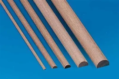 Obrázek produktu pro Dřevěná půlkulatá tyč Krick 2,5x5 mm