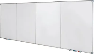 Produktbild von MAUL MAUL Whiteboard MAULpro Grundmodul hoch Maße der Oberfläche: 90 x 120 cm (B x H) Tafel magnethaftend kunststoffbeschichtet grau