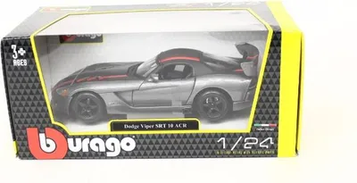 Produktbild von BBURAGO Dodge Viper SRT 10 ACR, Sportwagen-Modell, Vormontiert, 1:24, Dodge Viper SRT 10 ACR, Unisex, Metall, Kunststoff