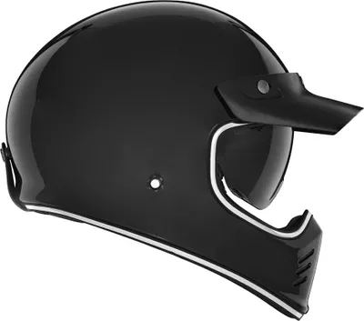 Produktbild von Integralhelm Nox Seventy II Premium XL, Glänzend Schwarz, Leichtgewicht