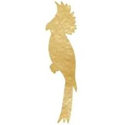 Image de Pendentif oiseau décoré - laiton doré - accessoire unique