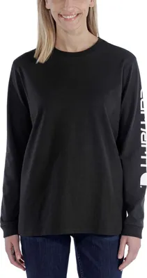 Produktbild von Carhartt® Langarmshirt mit Ärmel-Logo 103401, Farbe:black, Größe:XS