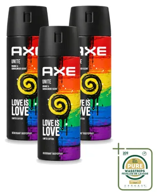 Immagine prodotto di 3 flaconi di deodorante spray Axe, confezione da 150 ml - confezione risparmio - 3 pezzi