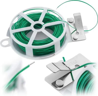 Produktbild von KADAX PVC-Gartendraht mit Pflanzenschneider, 30 m