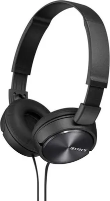 Produktbild von Sony MDR-ZX310, Kabelgebunden, 10 - 24000 Hz, Musik, 125 g, Kopfhörer, Schwarz