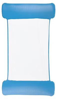 Produktbild von Wasserhängematte Happy People 77041 Schwimmliege Pool Netzboden Luftmatratze Sommer Relax blau