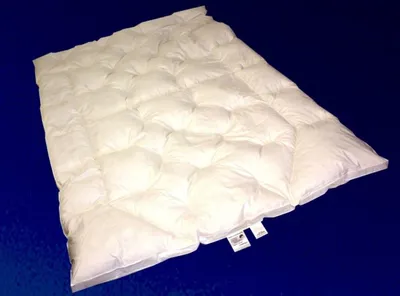 Produktbild von Premium Ganzjahres Daunendecke Körperformbett mit Außensteg 155x220 Gänsedaunen