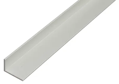 Image de Alberts 498238 Cornière, aluminium, anodisé couleur argent, 1000 x 15 x 10 mm, 7 pièces