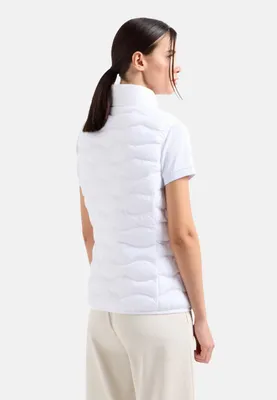Image de Veste sans manches Ea7 pour femmes en blanc : Taille - XL Taille : XL