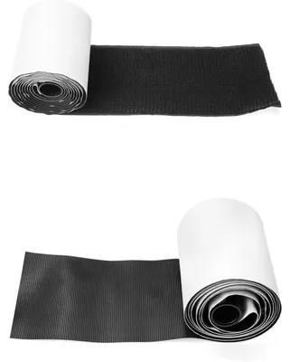 Produktbild von QWORK 11cm x 2M Klettband Annähen für Stoff Nylon Klettstreifen