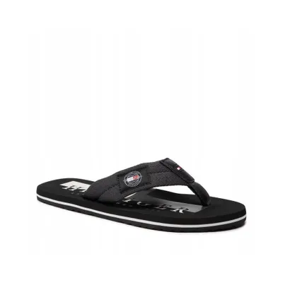 Immagine prodotto di Ciabatta infradito uomo mare o piscina beachwear TOMMY HILFIGER articolo XM0XM01903 EO / SIMON 33D, EUR 41 - UK 7 - USA 8 - CM 26, Gomma 100%