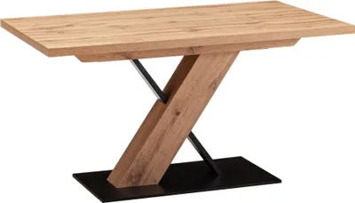 Produktbild von Küchentisch Datha 138 x 90 x 75 Esstisch Appalachian Oak/Schwarz 12095