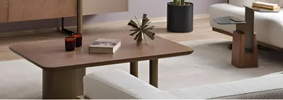 Image de Ensemble de table moderne pour salon : table basse et table d'appoint