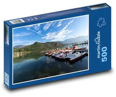 Produktbild von martinpuzzle - Puzzle 500 Teile - See-Pedalboote