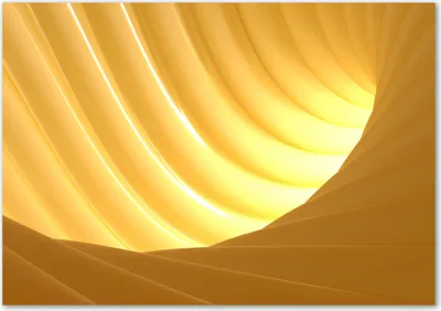 Produktbild von Tulup® Glas-Bild - 100 x 70 - Wandbild aus Glas - Wandkunst - Wandbild hinter gehärtetem Sicherheitsglas - Kunst: modern & klassisch - Abstrakter Wirbel - Gelb
