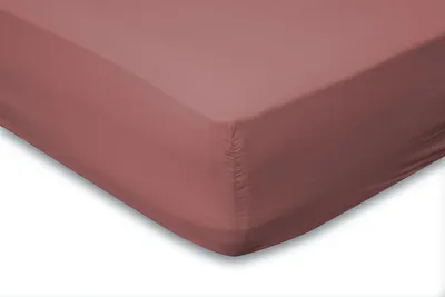 Produktbild von Eleganzzz Spannbetttuch Jersey Stretch – Rose  – 120/130/140x200  – 35 cm Eckhöhe – 100% Baumwolle