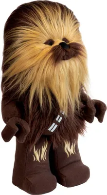 A plush toy of the Star Wars character Chewbacca.