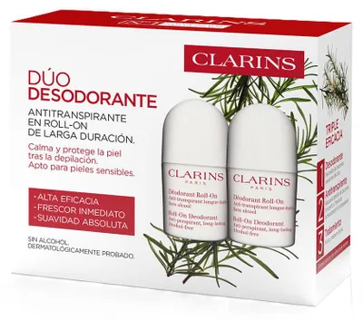 Obrázek produktu pro Deodorant v kuličce 2 x Clarins 50 ml