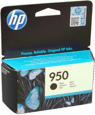 Produktbild von HP 950 Schwarz Original Druckerpatrone, Standardertrag, Schwarz, Tinte auf Pigmentbasis, 1000 ml, 1 Stück(e), 1000 Seiten