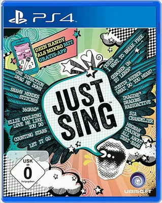 Produktbild von Just Sing  Spiel für PS4