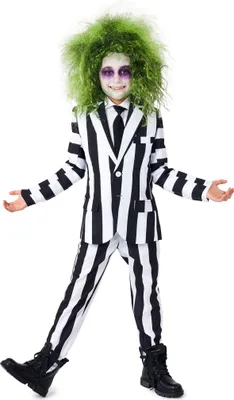 Produktbild von Beetlejuice Anzug - Halloween Kostüm Kinder Junge Kindergröße: 158-176