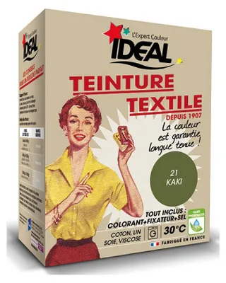 Produktbild von Textilfarbe Khaki Dose 350g - IDEAL