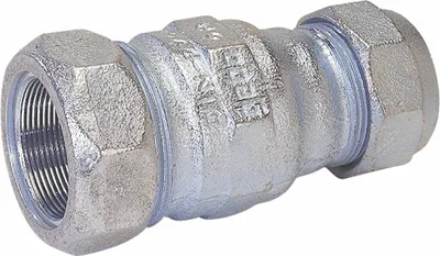 Produktbild von GEBO TG-Klemmverbinder, reduziert Ø 42,4 mm x 33,7 mm (1 1/4 Zoll x 1 Zoll) - für Stahlrohr