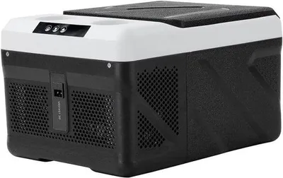 Imagen del producto de Mini refrigerador - Nevera eléctrica - Ideal para viajes y camping - Refrigeración por compresor - 9 litros - Gris