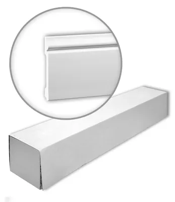 Produktbild von Profhome 653108 Sockelleisten 1 Karton SET mit 12 Zierleisten | 24 m