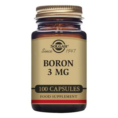 Produktbild von Solgar Boron 3 mg (100 Kapseln) 033984017788