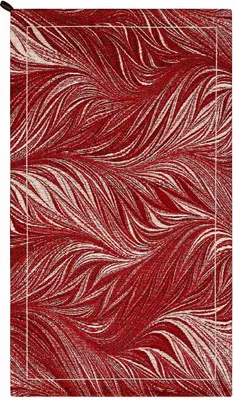 Produktbild von Rutschfester Teppich aus Samt, Modell DALLAS, 115 x 175 cm, rot | GalleriaFarah1970