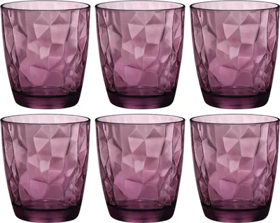 Obrázok produktu pre Pohár na vodu Bormioli Rocco Diamond 300 ml, fialový, 6x