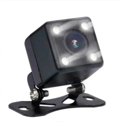Produktbild von Rückfahrkamera Auto Einparkhilfe HD Einparkkamera mit Nachtsicht 170 Grad Distanzlinien 4 LED Wasserdicht IP68 Universal für KFZ LKW Transporter Wohnmobil
