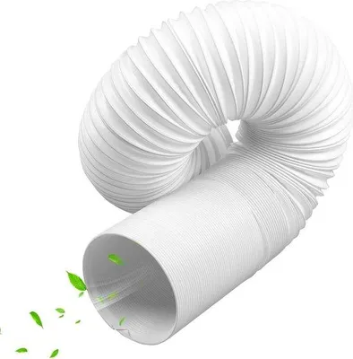 Produktbild von Famanu Abluftschlauch 150 mm - 2 m Länge - flexible Ventilationsschlauch - für Wäschetrockner und Dunstabzugshaube