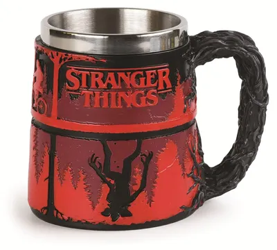 Produktbild von Stranger Things Becher Krug Upside Down