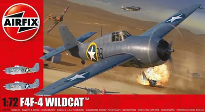 Zdjęcie produktu dla Airfix 1:72 A02070A Grumman F4F-4 Wildcat