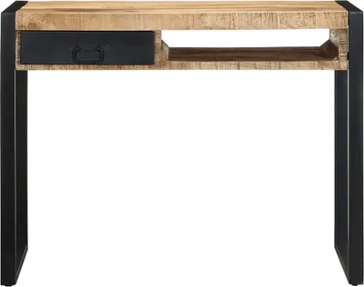Immagine prodotto di Scrivania 100x50x75 cm in Legno Massello di Mango Grezzo