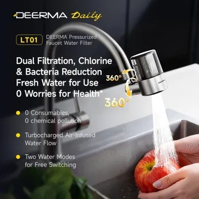 Zdjęcie produktu dla Filtr do wody Deerma LT01, montowany na kranie
