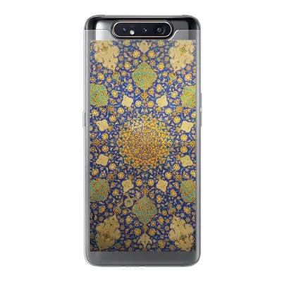 Produktbild von MuchoWow® Handyhülle Schutzhülle Hülle für Samsung Galaxy A80 Kreis - Decke - Blau Silikon Softcase Handy Hülle - Schutzdeckel