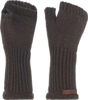 Produktbild von Knit Factory Cleo Handstulpen - Taupe - One Size