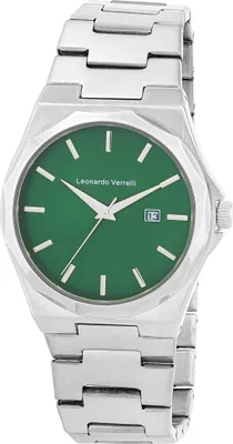 Produktbild von Leonardo Verrelli Herrenuhr mit Edelstahlarmband, Ø 42 mm