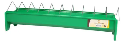 Produktbild von Futtertrog für Hühner | Kunststoff | grün (50 cm )