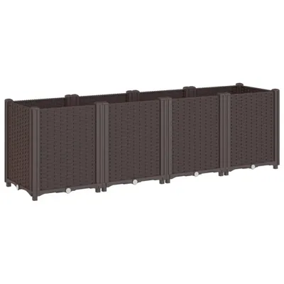 Produktbild von Pflanzkübel Braun 160x40x53 cm PP
