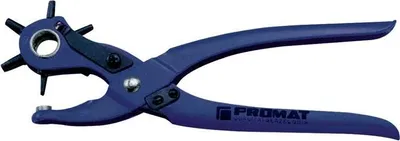 Produktbild von Revolverlochzange Gesamtlnge 240 mm 2 / 2,5 / 3 / 3,5 / 4 und 5 mm blau pulverbeschichtet