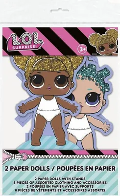 Produktbild von Stehende Dekorationen Papierpuppen LOL ÜBERRASCHUNG