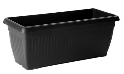 Produktbild von BirnePower Pflanzkasten Terra DTT700 Anthrazit - 30L Blumenkasten, Balkonkasten 70x30x28 cm, Kunststoff, Pflanztrog Rechteckig, Wetterfest