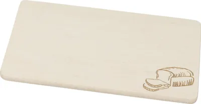 Zdjęcie produktu dla Deska Do Krojenia Mini Z Grawerem Chleb Kuchenna Drewniana 22X12X1Cm