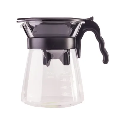 Produktbild von Hario V60 Drip-in, Französische Presse, Schwarz, Glas, Polypropylen (PP), V60 Drip-in, 185 mm