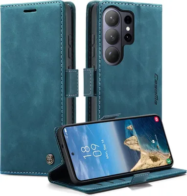 Produktbild von Samsung Galaxy S26 Ultra Hülle - CaseMe 013 Klapphülle - Blau