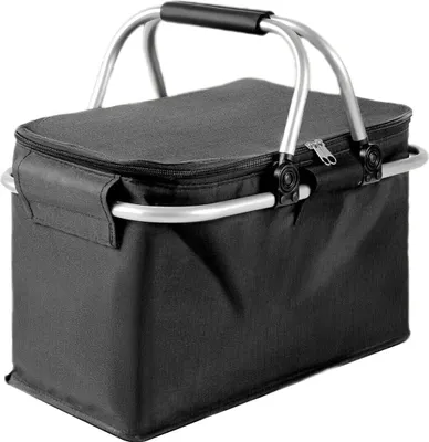 Produktbild von MODFU Kühltasche für Essen & Getränke - Isolierte Thermotasche auslaufsicher & wasserdicht - Frühstückstasche, Picknick Lunchtasche, Thermo Tasche, Isoliertasche Schwarz